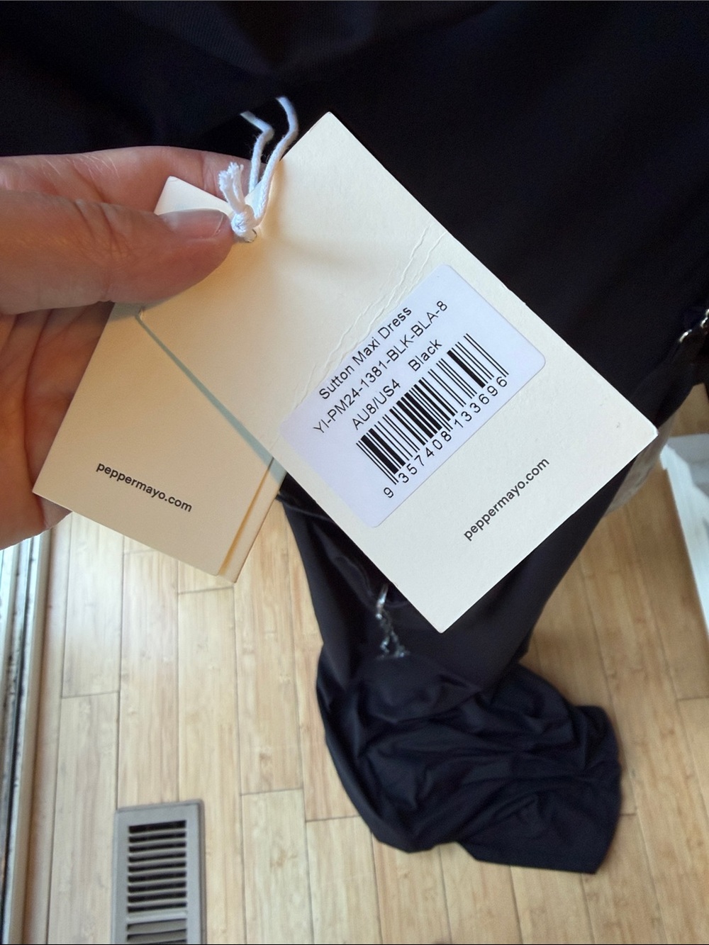 Peppermayo Sutton Maxi Dress Cut Out Black - Picture 10 of 13